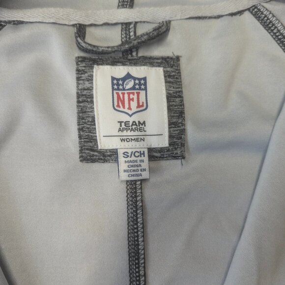 NFL Team Apparel Chiefs Gray Zippered/Hooded Jacket Size Small - Picture 7 of 13
